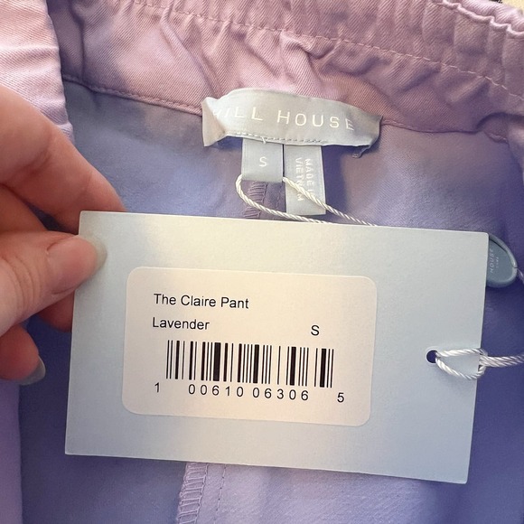 NWT Hill House The‎ Claire Pant in Lavender Sz S Colorful Preppy Office Career - Picture 9 of 15